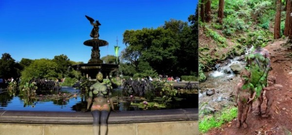 В единении с природой: художница вписывает людей в живописные пейзажи с помощью боди-арта В единении с природой: художница вписывает людей в живописные пейзажи с помощью боди-арта