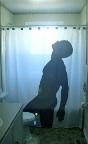 Необычные шторки для душа (25 фото)