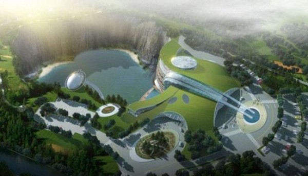 19-этажный отель в карьере Шанхая (8 фото) 19-этажный отель в карьере Шанхая (8 фото)