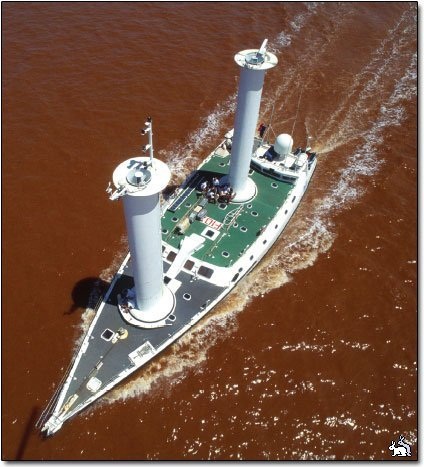 Паруса в виде колонн: эффект Магнуса (23 фото) Паруса в виде колонн: эффект Магнуса (23 фото)