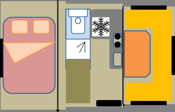 Фургон кажется крохотным и непригодным для жизни, пока не нажать кнопку Фургон кажется крохотным и непригодным для жизни, пока не нажать кнопку